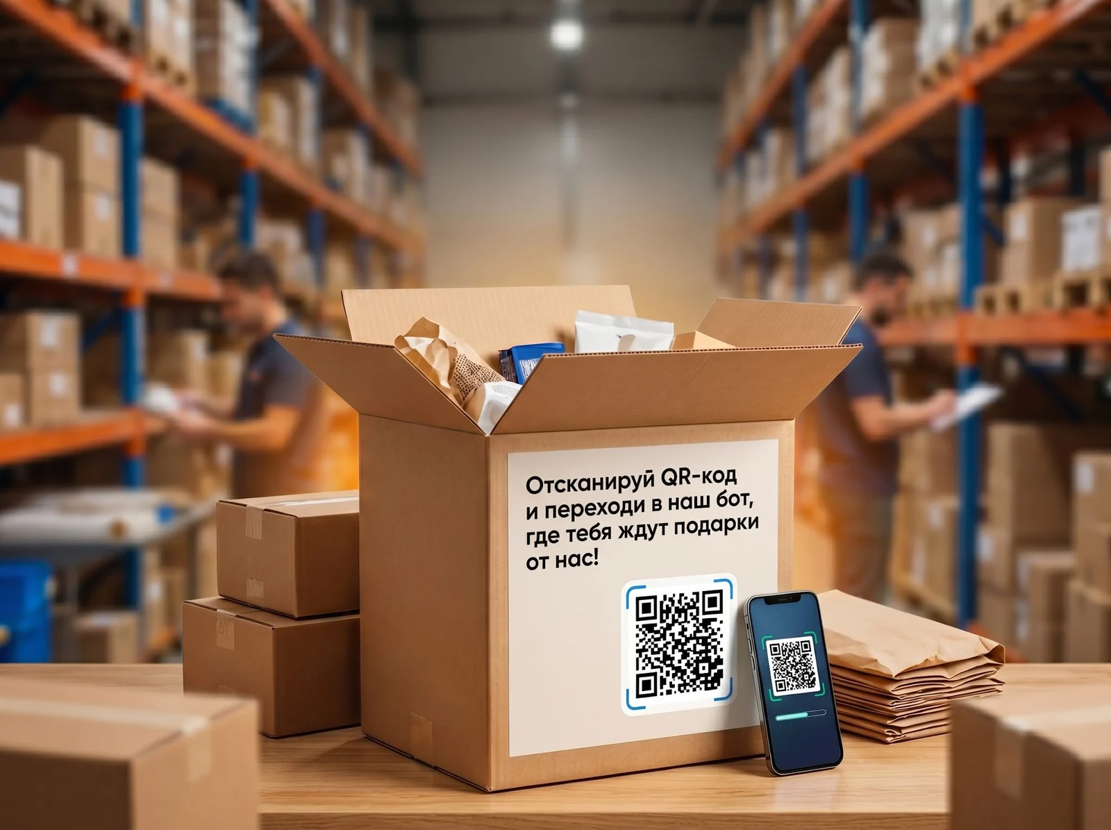QR-код во вкладыше как механика перехода покупателя в чат-бот